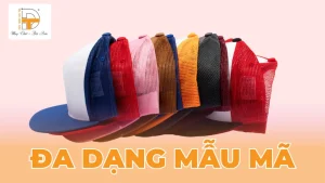 xưởng may nón đa dạng mẫu mã