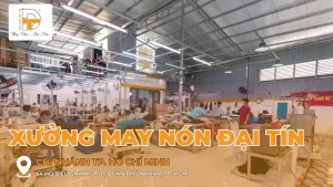 xưởng may nón đại tín xưởng may nón theo yêu cầu