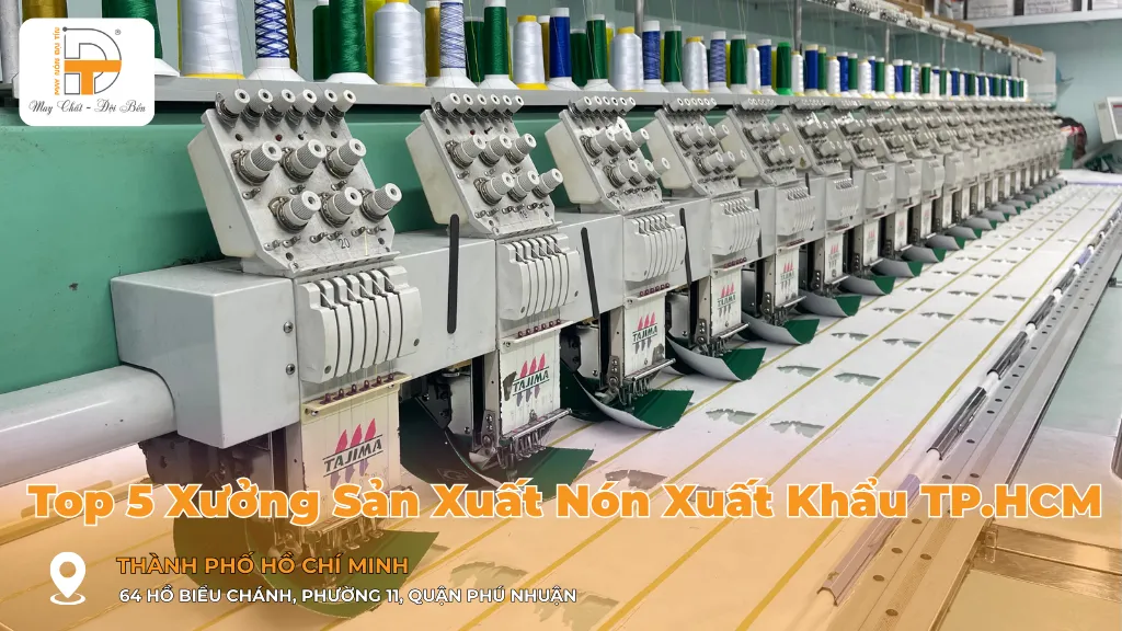 TOP 5 XƯỞNG SẢN XUẤT NÓN XUẤT KHẨU TPHCM