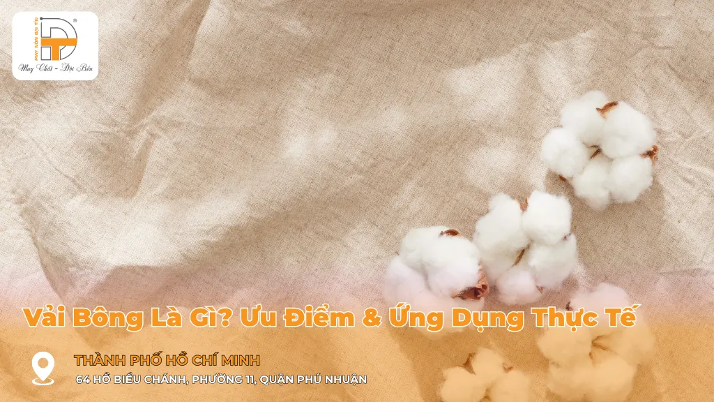 vải bông là gì ưu điểm và ứng dụng thực tế