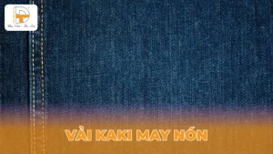 vải jean may nón