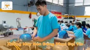 xưởng may nón đồng phục đại tín
