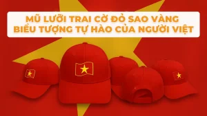 mũ lưỡi trai cờ đỏ sao vàng