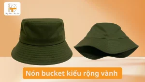 nón bucket rộng vành