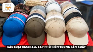 các loại baseball cap phổ biến